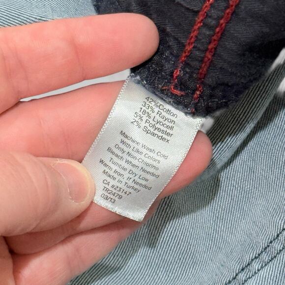 Talbots Womens Curvy Boot Cut Jeans Size 12/31 Blue Medium Wash Stretch Mid Rise - Picture 5 of 10